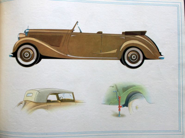 Mercedes-Benz 170 V Modelprogram 1938 Carbrochure (2389)